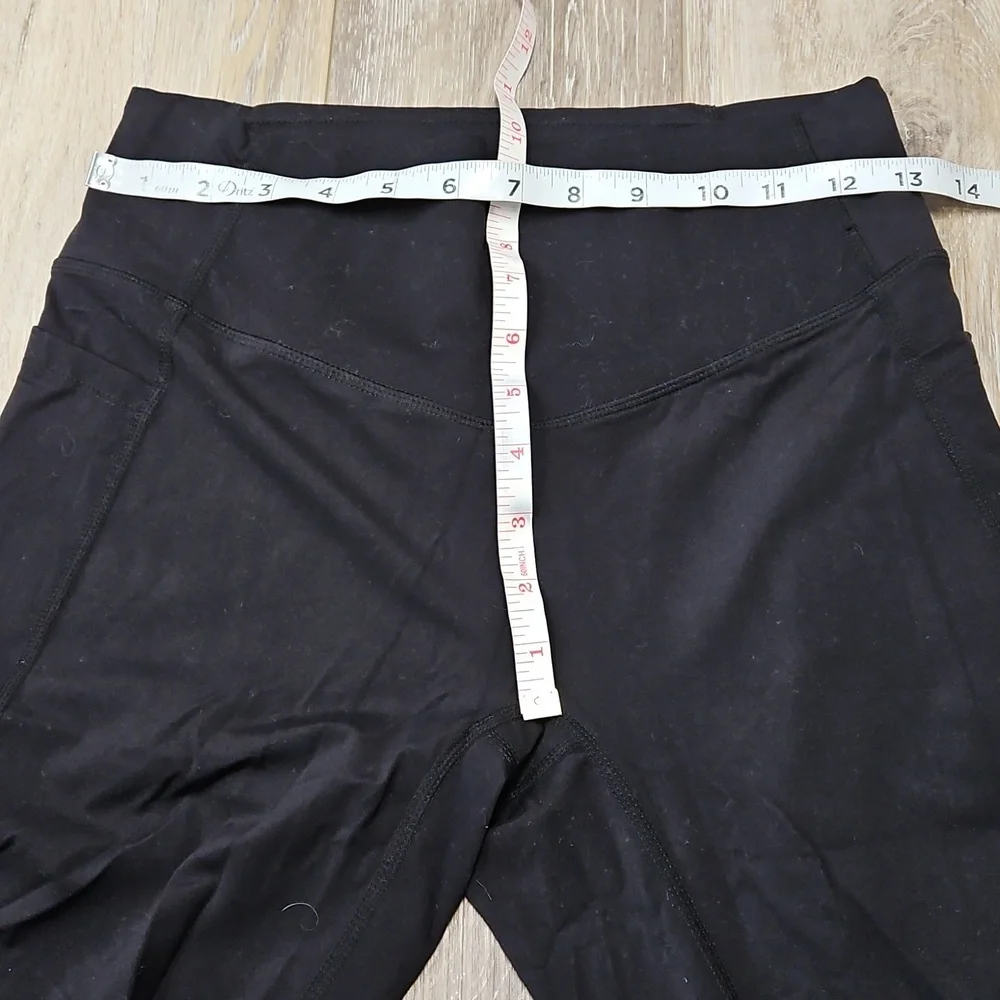 Halara SoCinched High Waisted Tummy Control Full Leggings Black Women's Medium - Picture 5 of 8